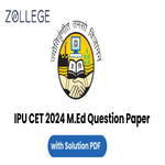 IPU CET 2024 MED Question Paper with Solution